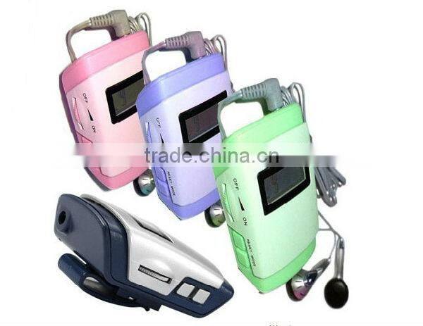 Multifunction Digital FM Radio Pedometer with Earphone