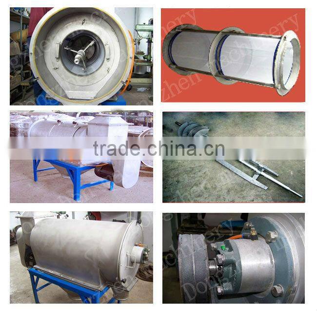 Centrifugal sieving machine for flour/starch