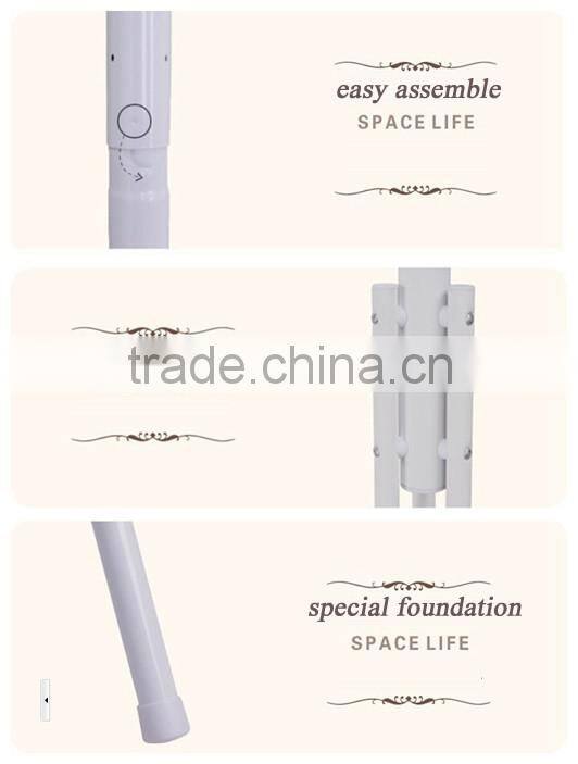 Diy Folding metal standing coat rack