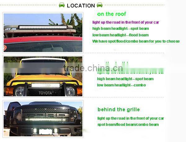 single row led light bar 4x4 off road 240w 12v waterproof 52 inch led light bar offroad light bar