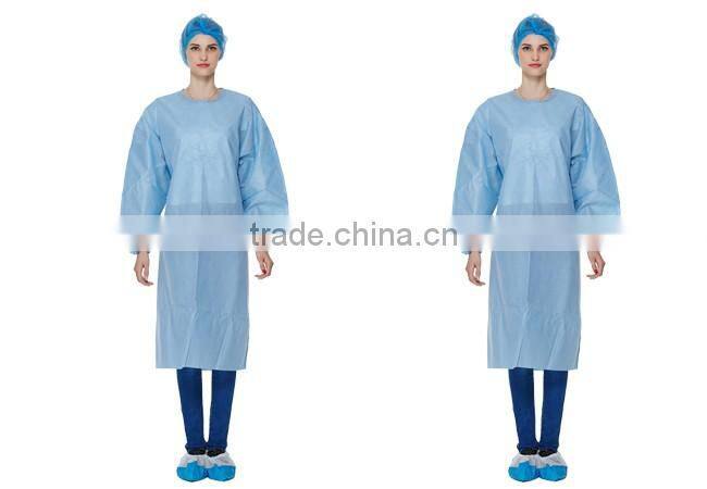 China supplier hospital Isolation gown coverall PP coverall