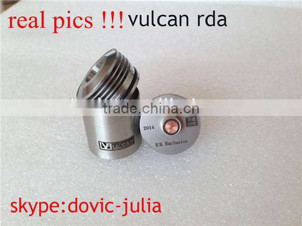 best selling vulcan rda atomizer clone 1:1 ss,black vulcan rda rba