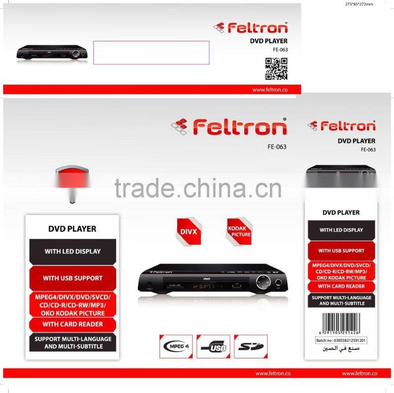 Bottom price DVD Player FACTORY DIRECTLY SUPPLY with USB/SD CARD