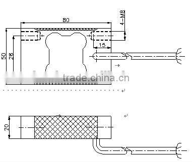 single load cell , Platform Scale Sensor,weighting sencer used for electronic scales, electronic balance, weighting system
