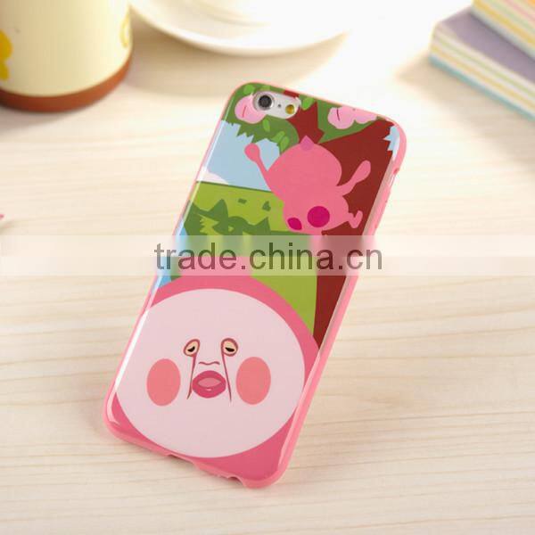 Lovely cartoon tpu back covers for iphone 6 plus
