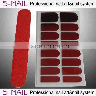 2016 cheapest nail files,nail file and sticker kit,nail sticker and file set wholesale