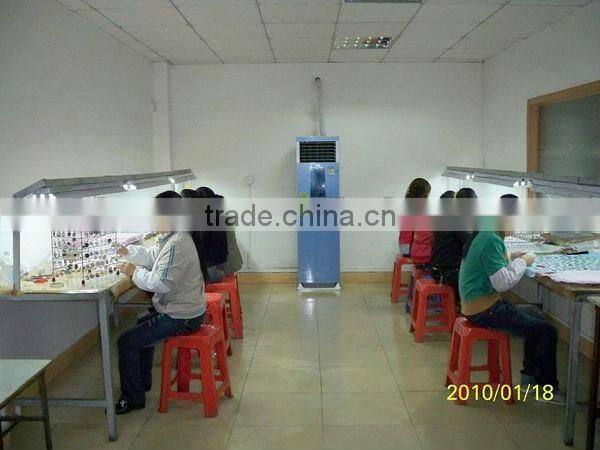 Stainless steel zirconia silicone bracelet hot sale#17002