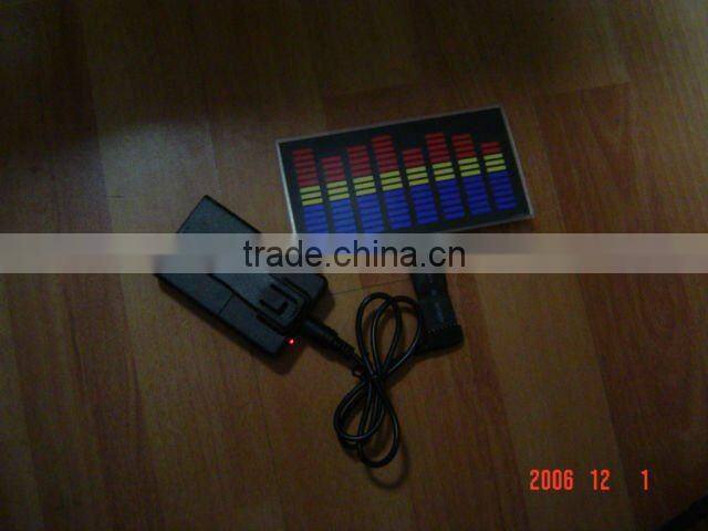 el music active t-shirt,EL music T-shirt,EL music panel,el light sheet