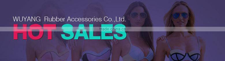 Hot sales colored rubber tape for swimwear/underwear