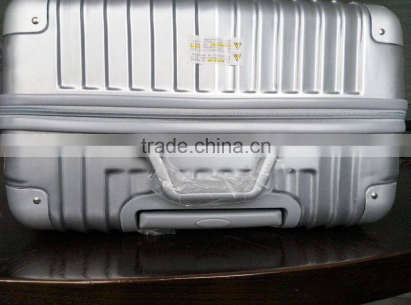 TOP and High quality hard ABS+PC Bright trolley luggage set