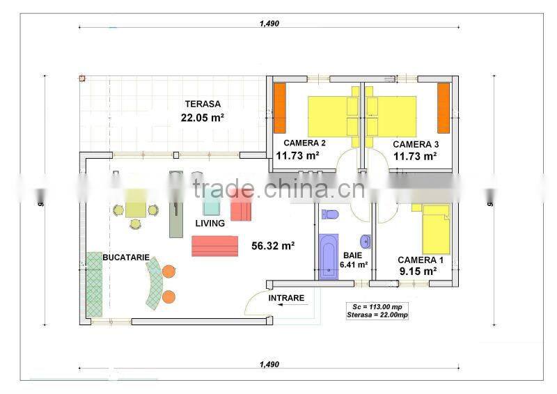 Low Cost Prefabricated House Prices of CNBM