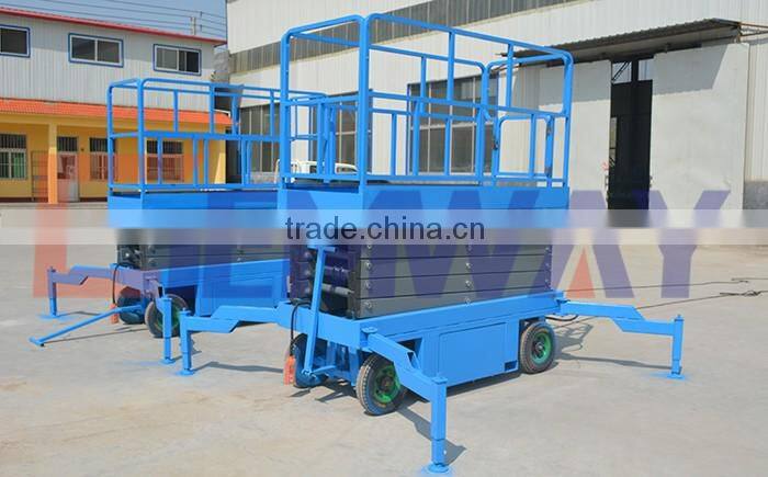 Small electric lightweight scissor lift platform price