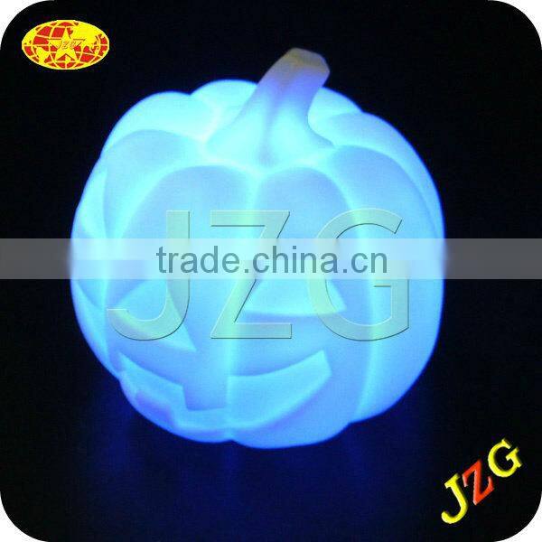 plastic LED glowing flashing pumpkin lights for Halloween