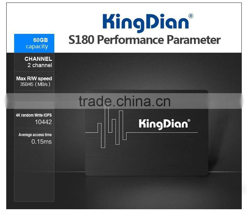 KingDian Brand SSD 2.5 inch 6Gb/s MLC 60GB 64GB SSD hard disk wholesale price