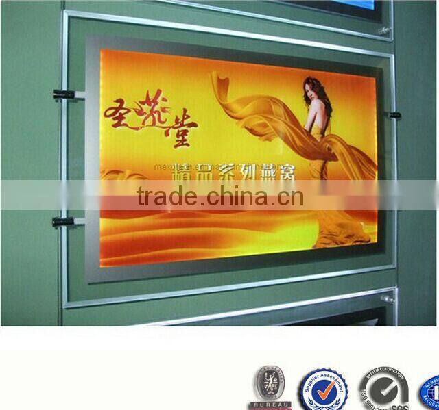 Led light box advertise unique design acrylic slim light sign with picture