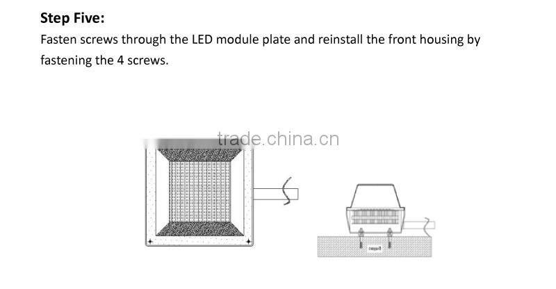 Gas Station DLC Listed 60W LED Canopy Light
