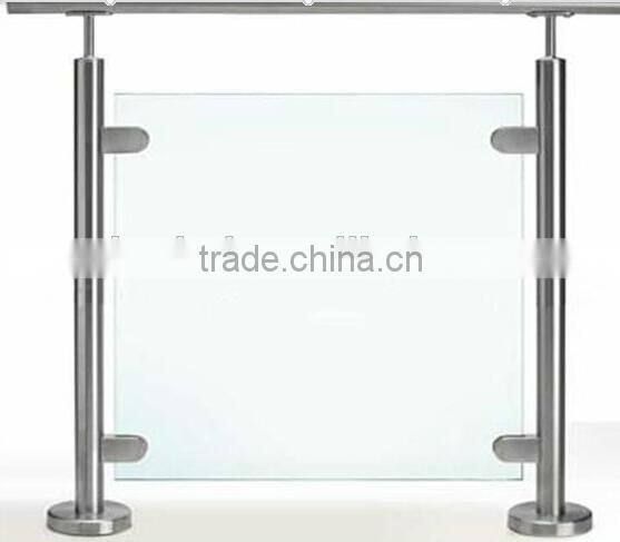 High quality stainless steel 304 /316 balustrade with glass clamp or bar holder