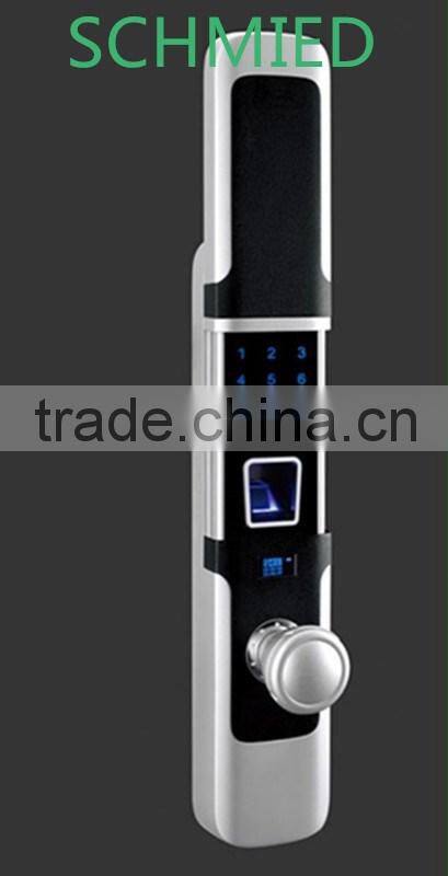electronic lock finer print password remote round handles high quality easy fixing