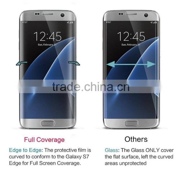 Factory Price mobile screen guard for Samsung S7 edge toughened glass