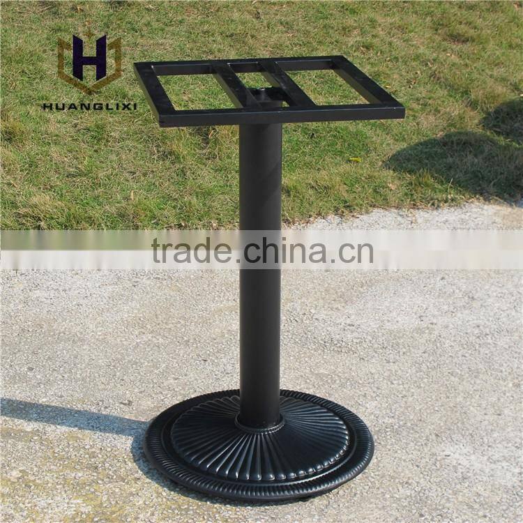 Round wrought iron coffee table legs for sale