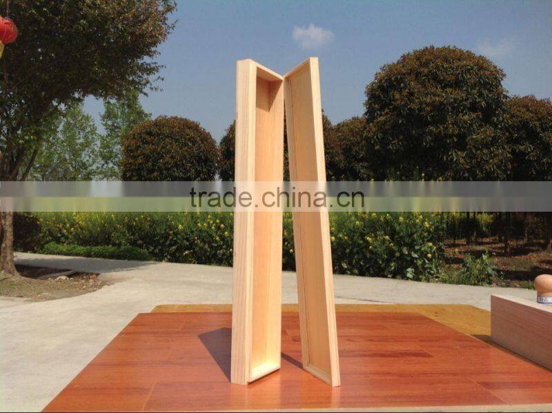 Wholesale wooden tie box,unfinished tie wooden box,classical simple packaging wooden box