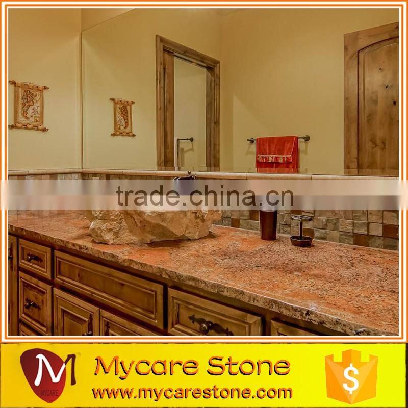 Natural river stone vessel sink