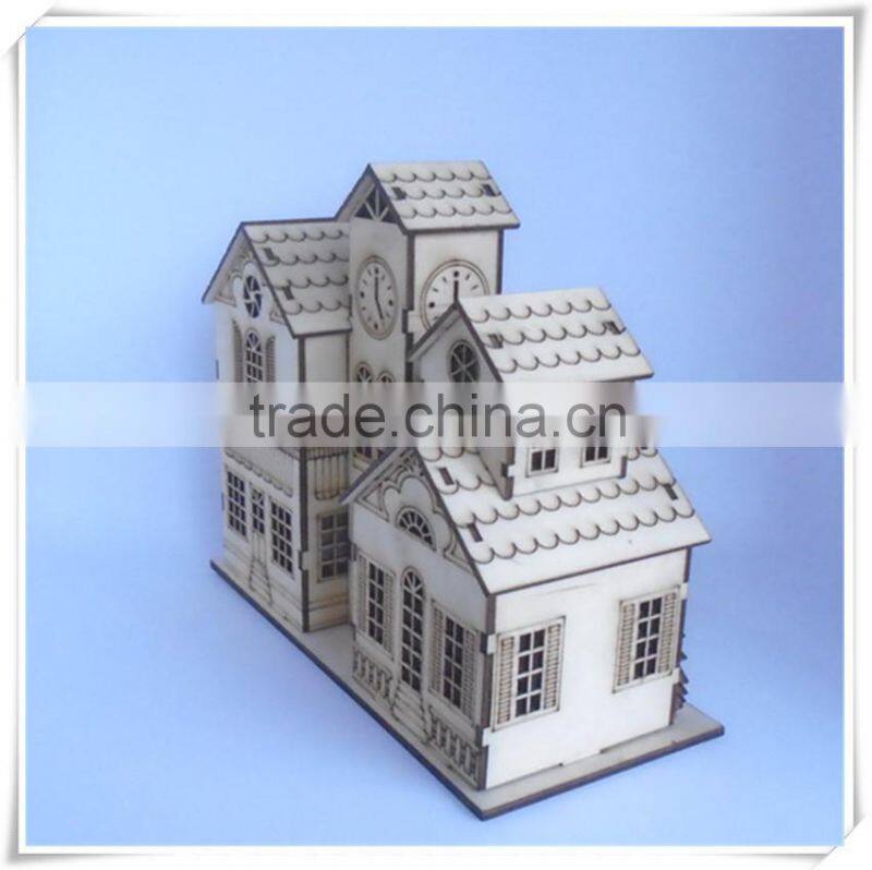 led light wooden house christmas decoration, christmas lighting