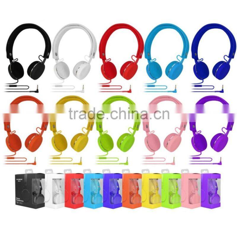 China supplied cheap folding headphone quality earphones