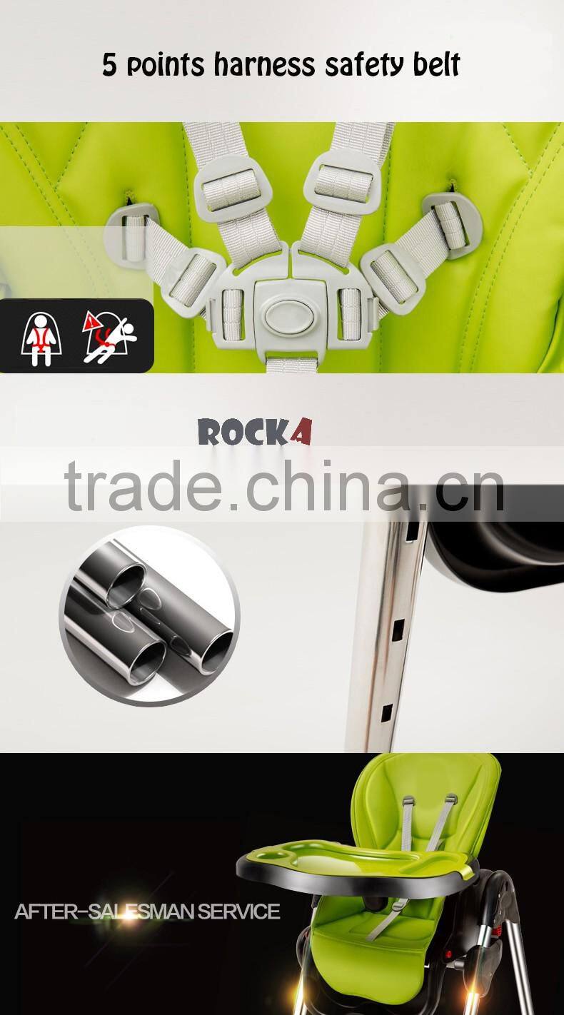 top selling modern high chair for kids hot sale moving baby chair