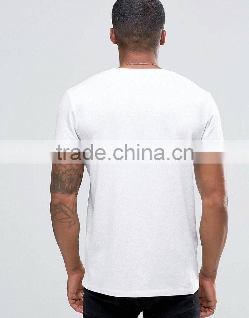 Promotion campaign men cheap cotton plain blank white t shirt below $1