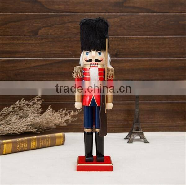 wholesale wooden soldier nutcracker type christmas gift