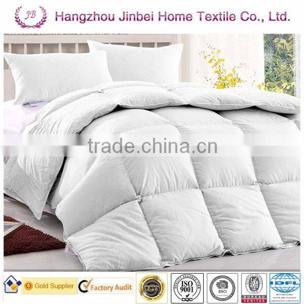 85% white duck down duvet/white duck down and feather quilt/white duck feather duvet