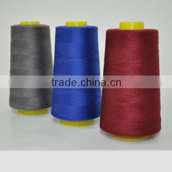CHEAP High tenacity 20S/2 dyed spun polyester Sewing Thread 2000Y