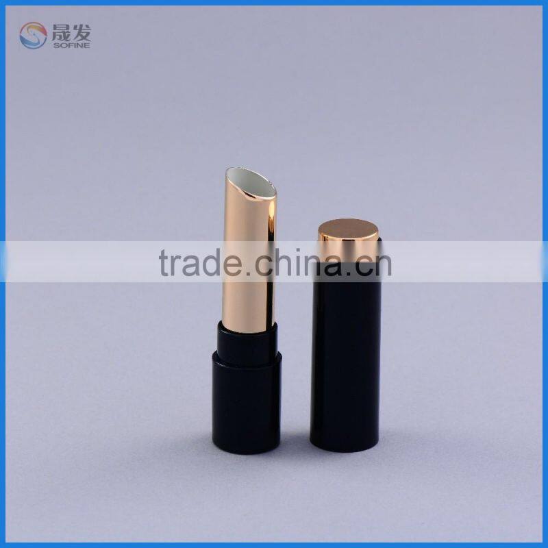 Manufacturers wholesale plastic Black lipstick tube