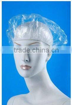 disposable hotel use plastic shower cap,bath room shower cap