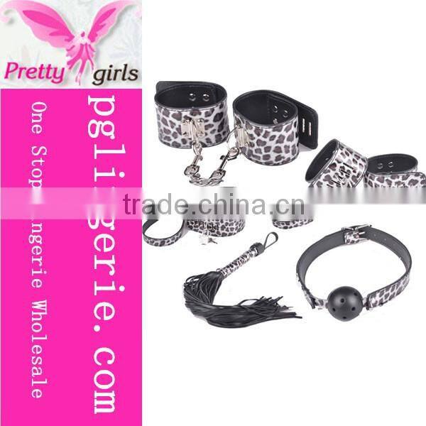 Wholes sexy leather sex toys,adult game sex tool set