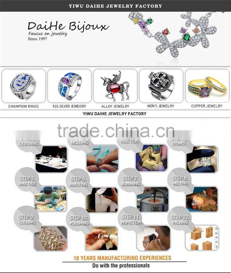 Daihe Fashion necklace with 925 sterling silver&crystal