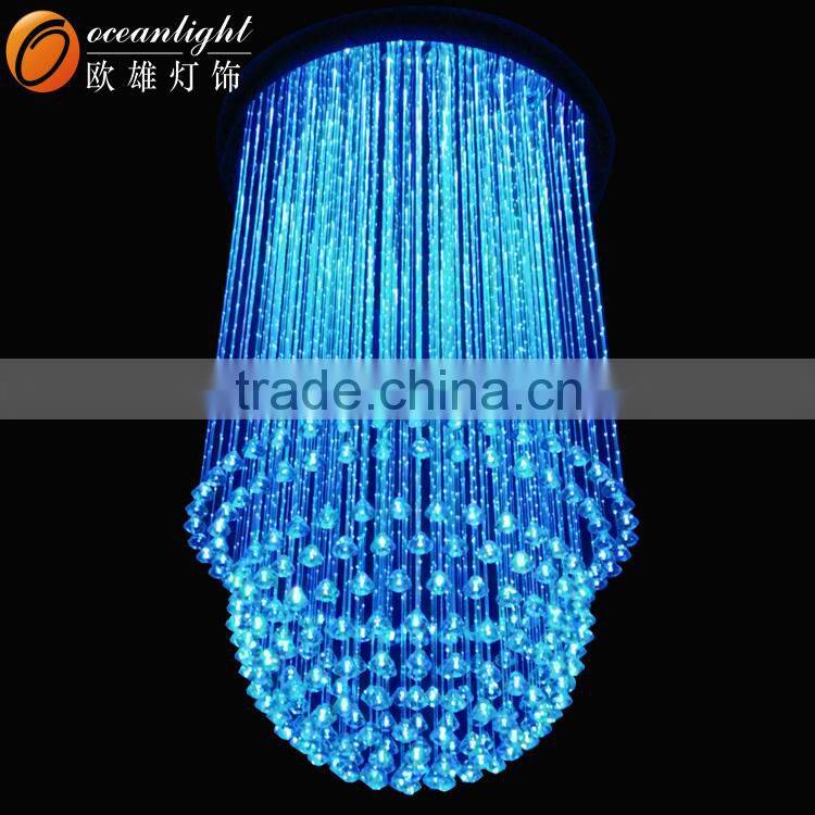spiral fiber optic pedant lamp for club decoration OM100