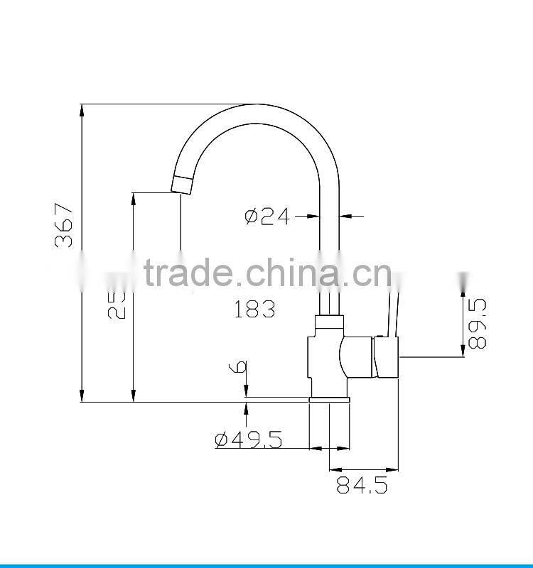 UPC 61-9 NSF Brass Kitchen Sink Faucet