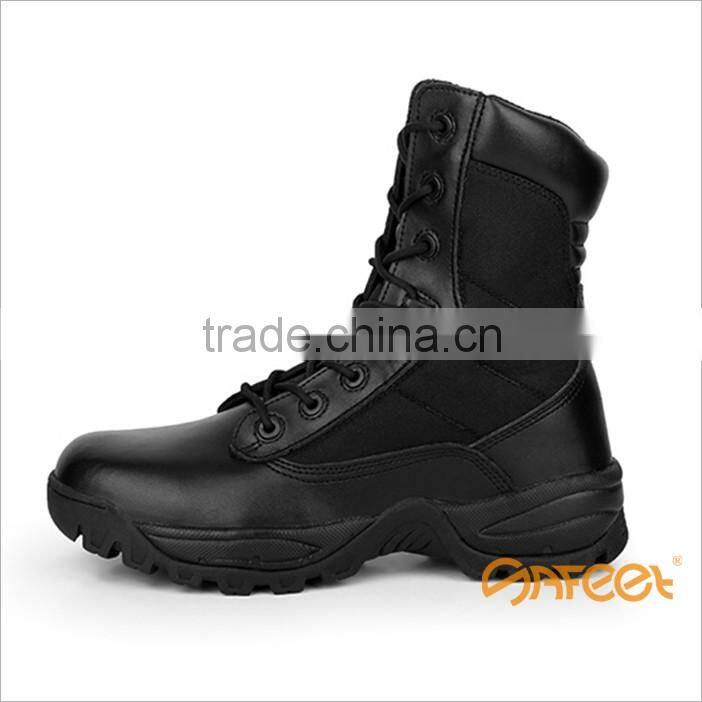 In Stock Factory hot selling Real Leather Army Boots, Unisex Protective bootsSA-8314