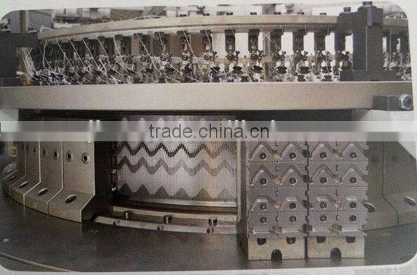 High speed four tracks single series circular knitting machine