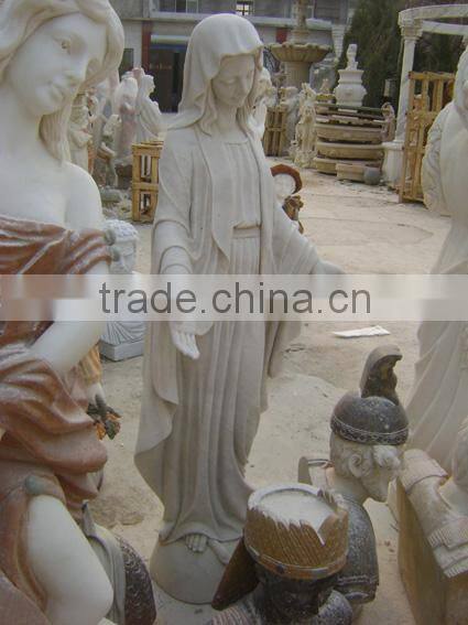 white jade marble statue