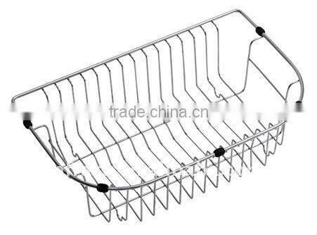 2011 Hot sale! Kitchen metal sink basket P-2928