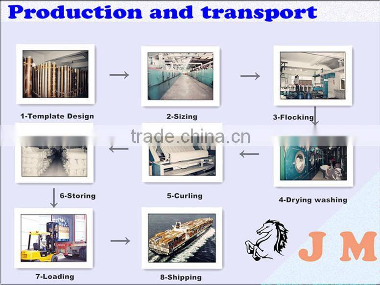 Green stripped pattern Manufacturer China Textile flock on flock fabric aisadi home textile