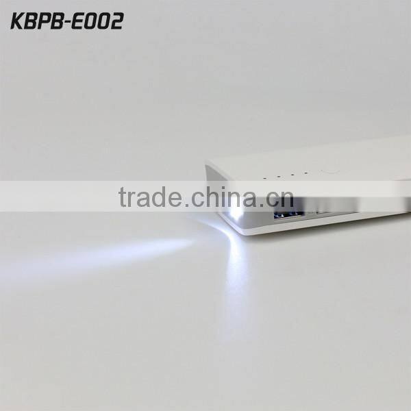 2016 innovative product portable 20000mAh 3 usb charger station