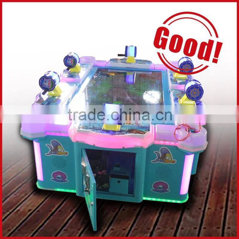 Coin Operated Ticket Redemption Fishing video Game Kids Fishing Game Machine indoor amusement arcade fishing game for children