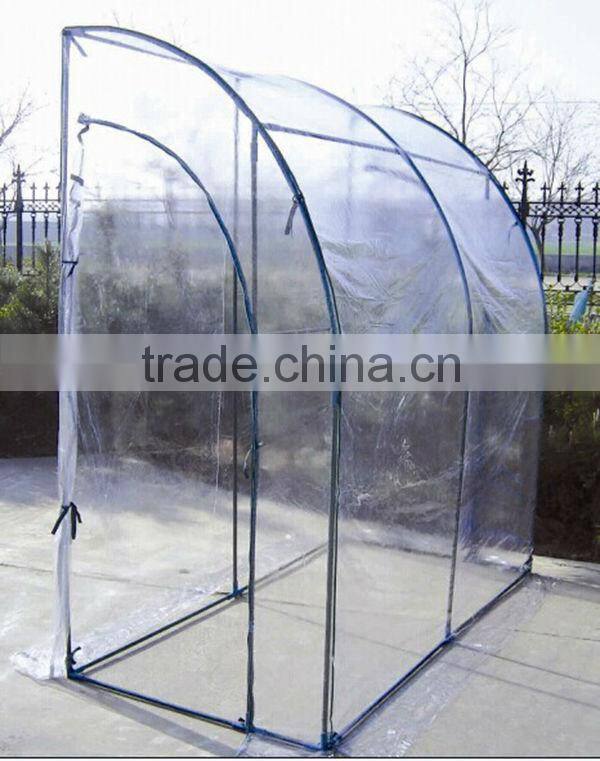 Greenhouse supplies for garden with two doors