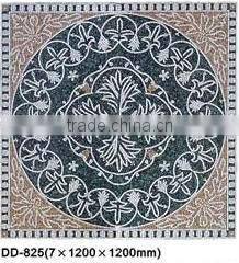 Rose flower mosaic pattern