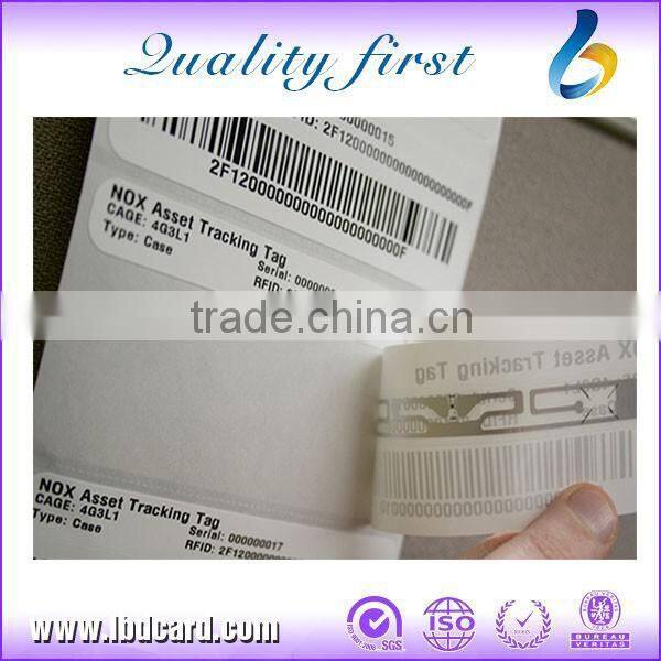 High Quality RFID Tag Bottles,NFC Paper Tag, HF RFID Tags Label Wholesale
