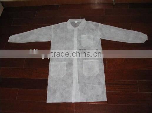 disposable non-woven lab gown